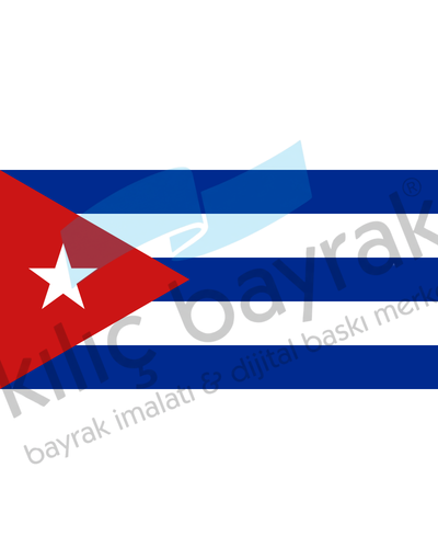 Küba Ülke Bayrağı