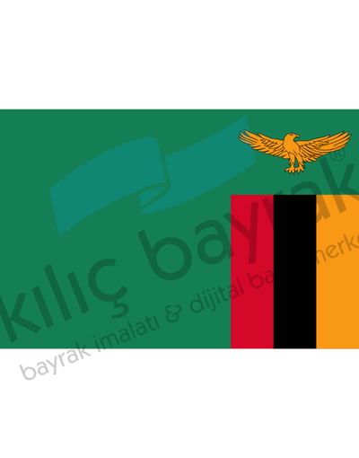 Zambiya Ülke Bayrağı