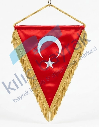 Saçaklı Takdim Türk Bayrağı